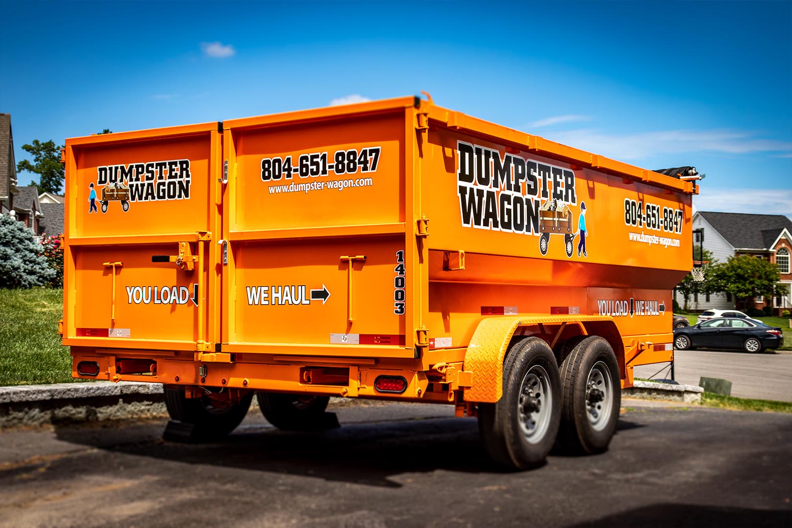 Residential, commercial and construction dumpster rental in Richmond, Virginia